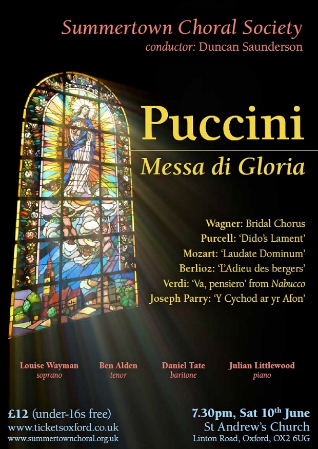 Puccini: Messa di Gloria Poster